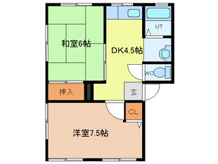 七宝駅 徒歩29分 1階の物件間取画像